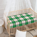 Irish Tartan St. Patrick's Day Print Baby Crib Sheet