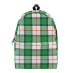 Irish Tartan St. Patrick's Day Print Backpack