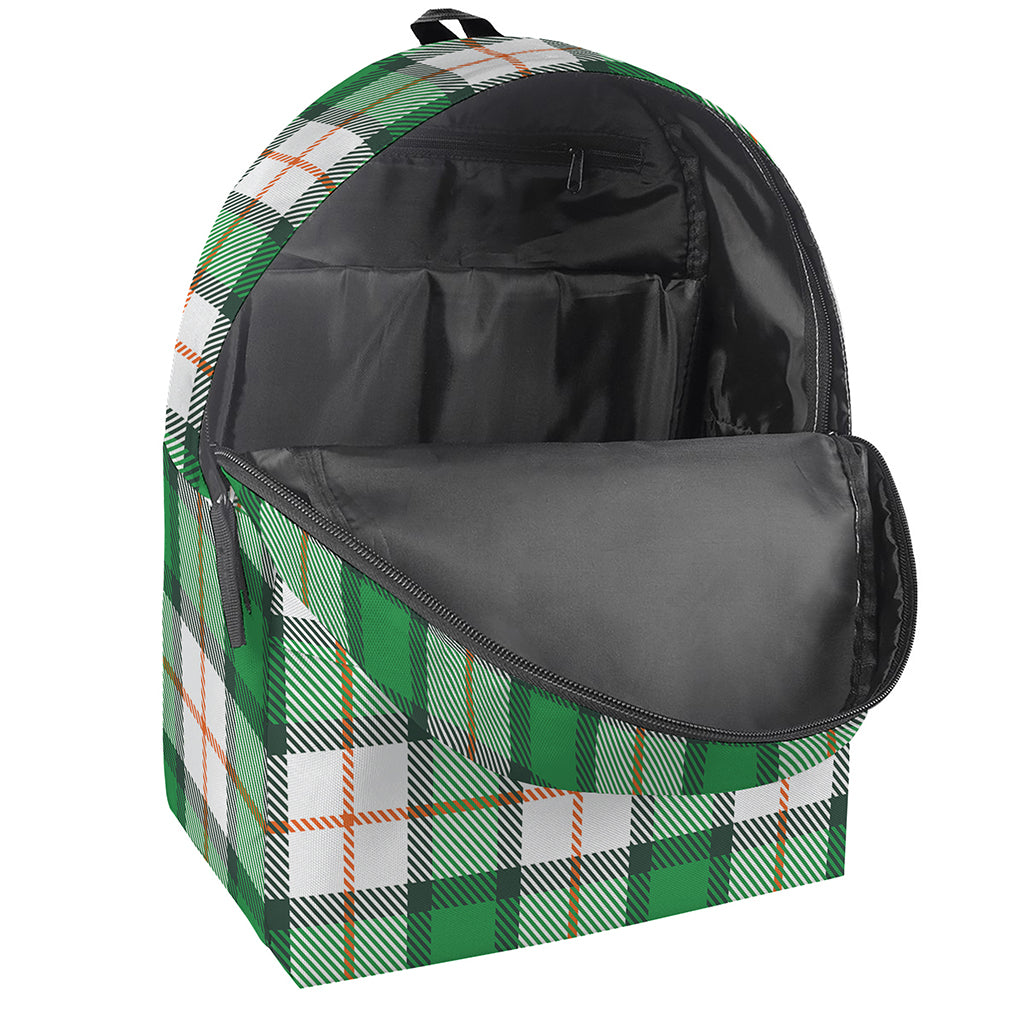 Irish Tartan St. Patrick's Day Print Backpack