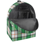 Irish Tartan St. Patrick's Day Print Backpack