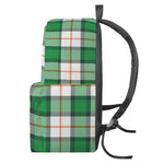 Irish Tartan St. Patrick's Day Print Backpack