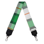 Irish Tartan St. Patrick's Day Print Bag Strap