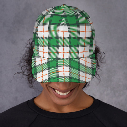 Irish Tartan St. Patrick's Day Print Baseball Cap