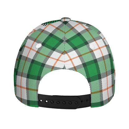 Irish Tartan St. Patrick's Day Print Baseball Cap