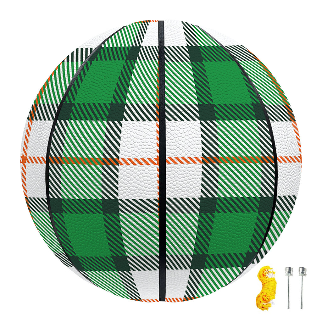 Irish Tartan St. Patrick's Day Print Basketball