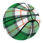 Irish Tartan St. Patrick's Day Print Basketball