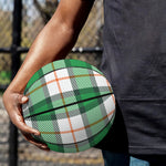 Irish Tartan St. Patrick's Day Print Basketball