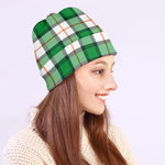 Irish Tartan St. Patrick's Day Print Beanie