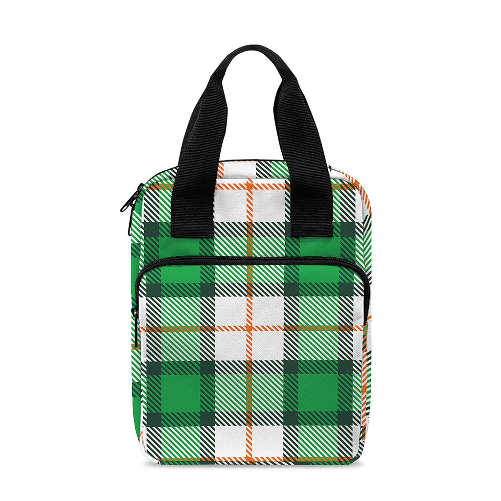 Irish Tartan St. Patrick's Day Print Bible Tote Bag