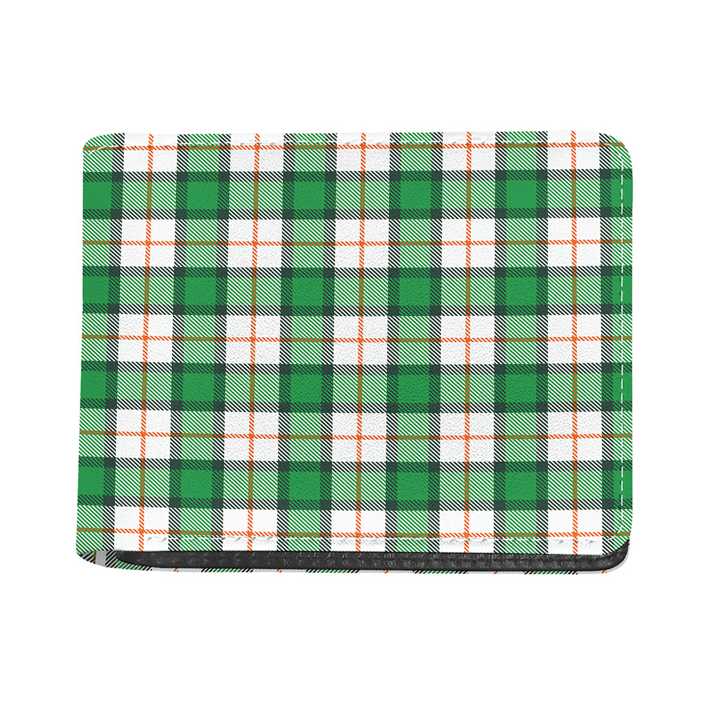 Irish Tartan St. Patrick's Day Print Bifold Wallet