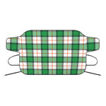 Irish Tartan St. Patrick's Day Print Car Windshield Snow Cover