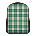 Irish Tartan St. Patrick's Day Print Casual Backpack