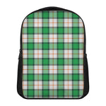 Irish Tartan St. Patrick's Day Print Casual Backpack