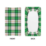 Irish Tartan St. Patrick's Day Print Changing Pad Cover