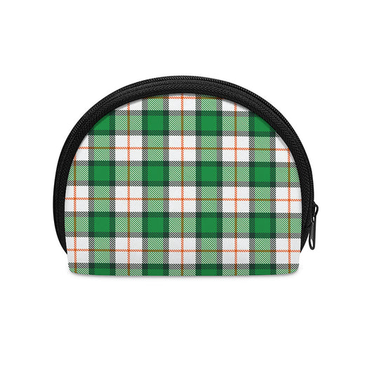Irish Tartan St. Patrick's Day Print Coin Purse