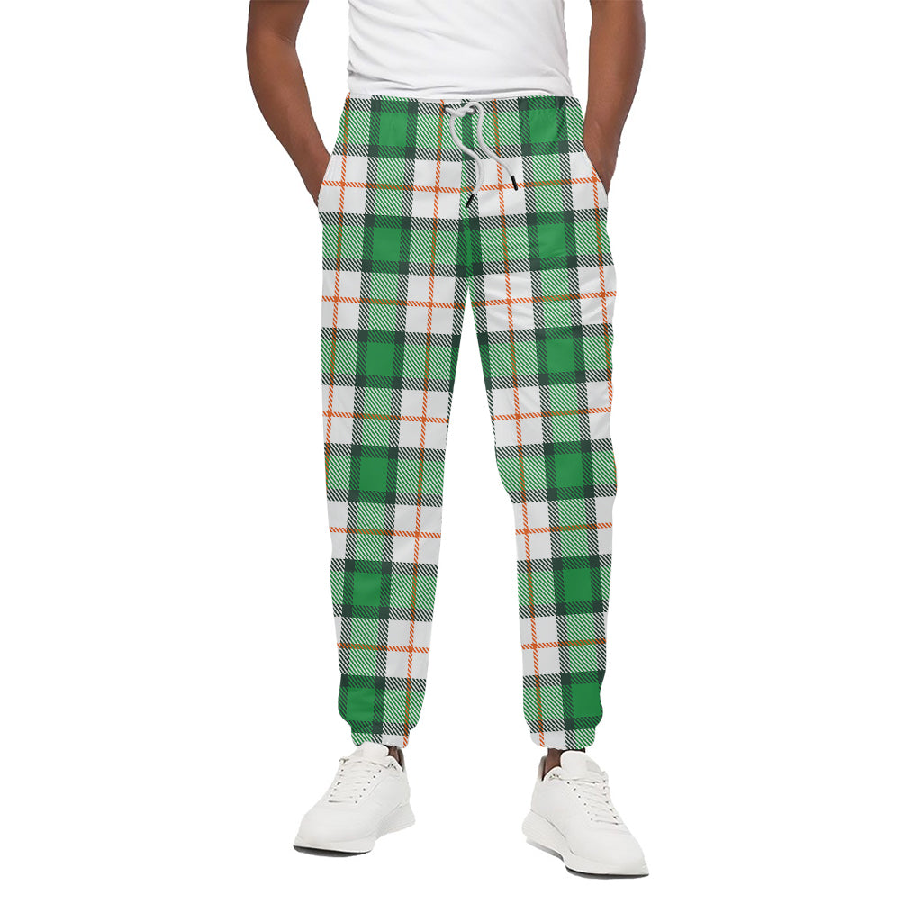 Irish Tartan St. Patrick's Day Print Cotton Pants