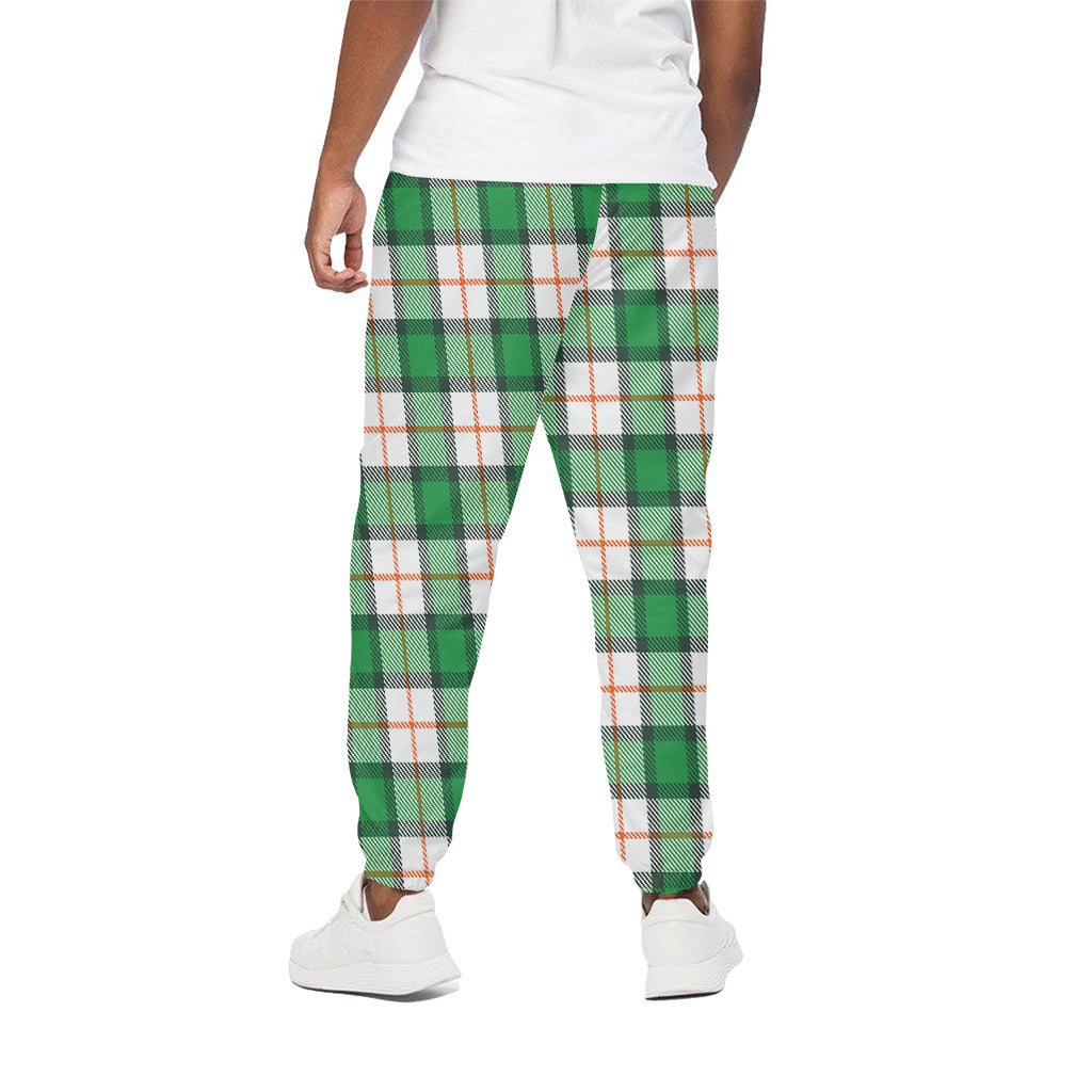 Irish Tartan St. Patrick's Day Print Cotton Pants