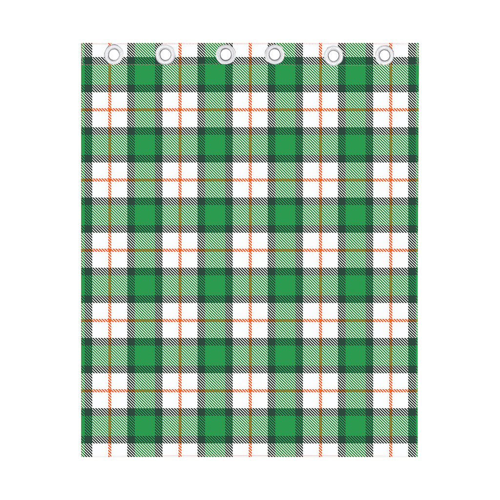 Irish Tartan St. Patrick's Day Print Curtain