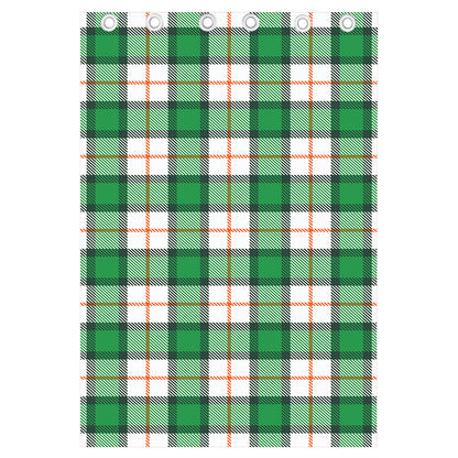Irish Tartan St. Patrick's Day Print Curtain