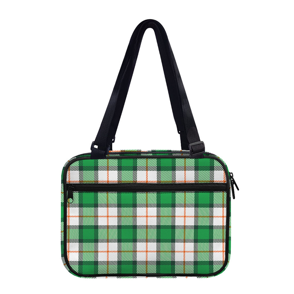 Irish Tartan St. Patrick's Day Print Double Strap Bible Bag