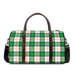 Irish Tartan St. Patrick's Day Print Duffle Bag