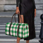 Irish Tartan St. Patrick's Day Print Duffle Bag