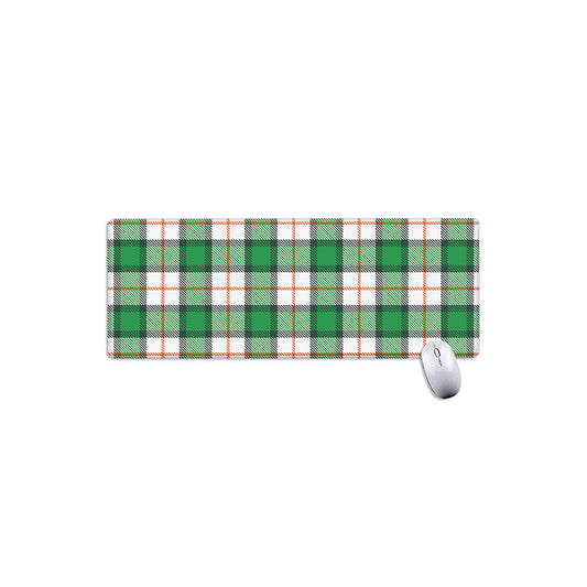 Irish Tartan St. Patrick's Day Print Extended Mouse Pad