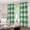 Irish Tartan St. Patrick's Day Print Extra Wide Grommet Curtains