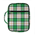 Irish Tartan St. Patrick's Day Print Front Pocket Bible Bag