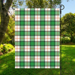 Irish Tartan St. Patrick's Day Print Garden Flag