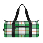 Irish Tartan St. Patrick's Day Print Gym Bag