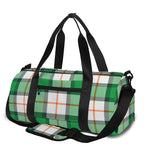 Irish Tartan St. Patrick's Day Print Gym Bag