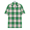 Irish Tartan St. Patrick's Day Print Hawaiian Shirt