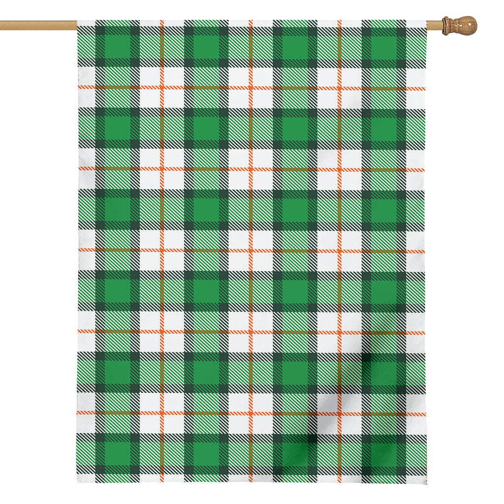 Irish Tartan St. Patrick's Day Print House Flag