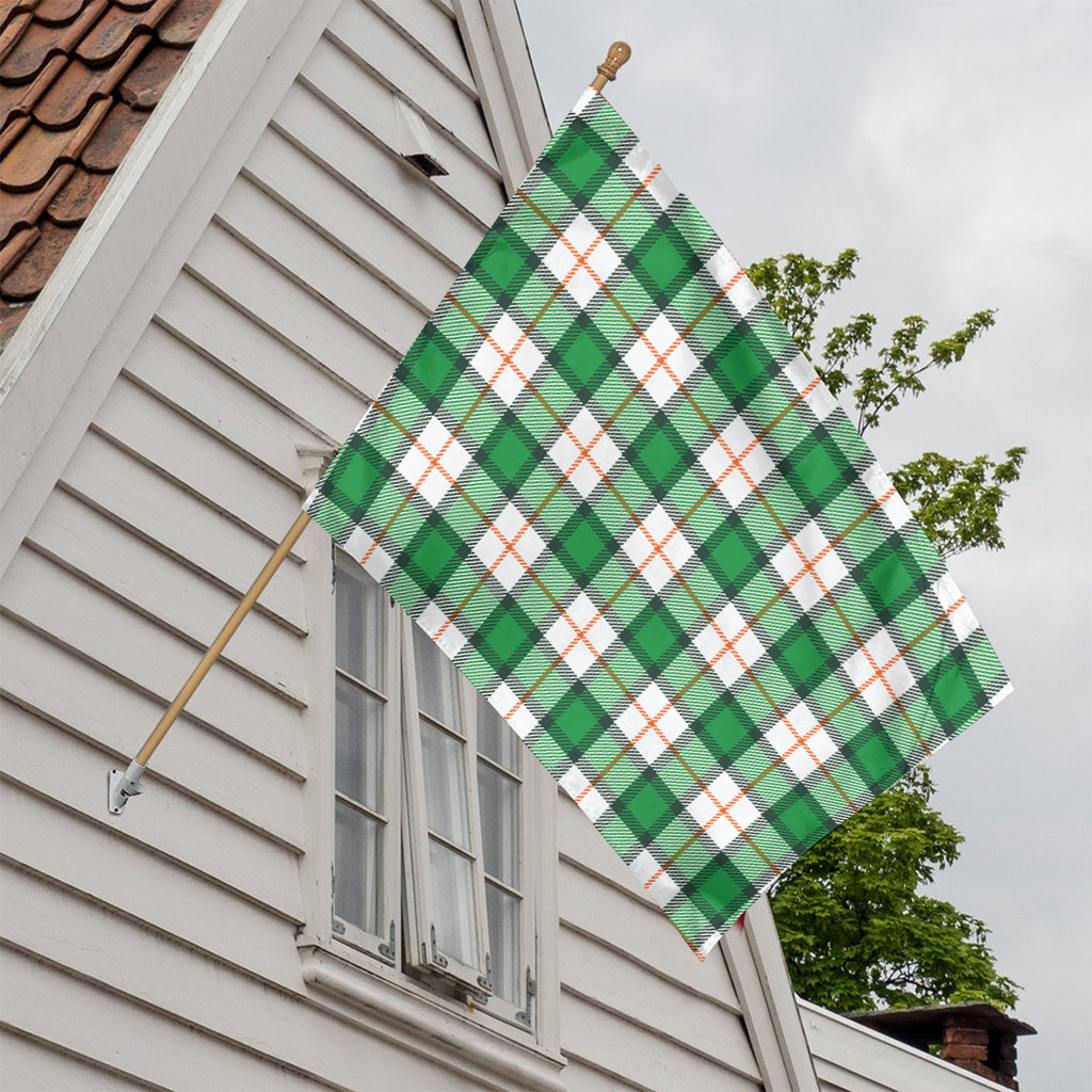Irish Tartan St. Patrick's Day Print House Flag