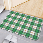 Irish Tartan St. Patrick's Day Print Indoor Door Mat