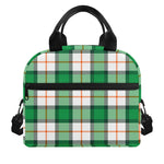 Irish Tartan St. Patrick's Day Print Insulated Lunch Bag