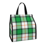 Irish Tartan St. Patrick's Day Print Insulated Lunch Tote