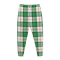 Irish Tartan St. Patrick's Day Print Jogger Pants