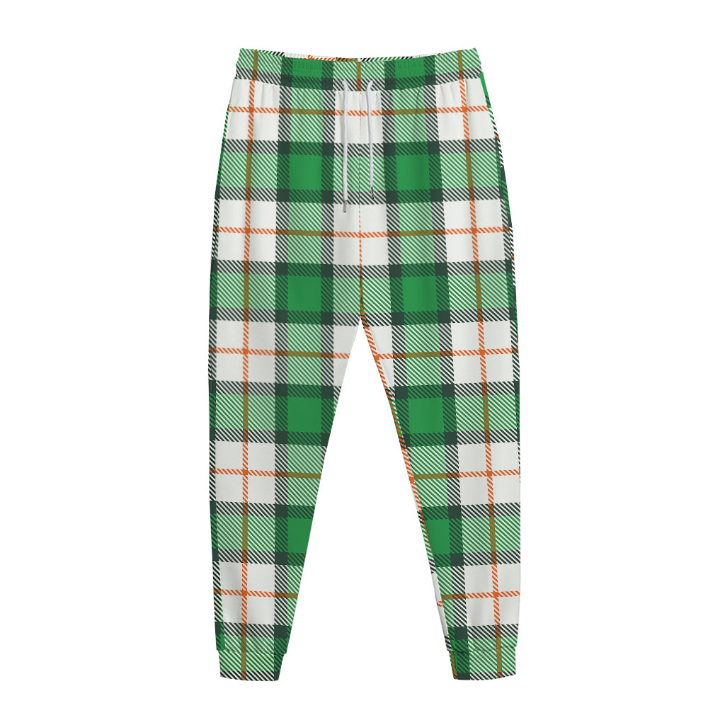 Irish Tartan St. Patrick's Day Print Jogger Pants