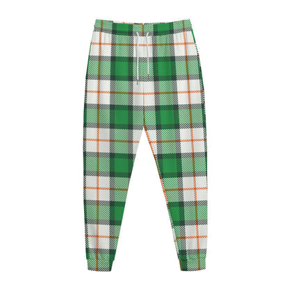Irish Tartan St. Patrick's Day Print Jogger Pants
