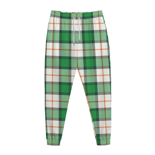 Irish Tartan St. Patrick's Day Print Jogger Pants