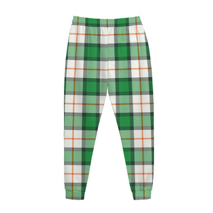 Irish Tartan St. Patrick's Day Print Jogger Pants