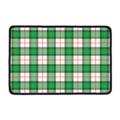Irish Tartan St. Patrick's Day Print Kitchen Mat