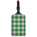 Irish Tartan St. Patrick's Day Print Luggage Tag