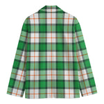 Irish Tartan St. Patrick's Day Print Men's Blazer