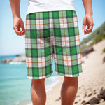 Irish Tartan St. Patrick's Day Print Men's Cargo Shorts