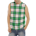 Irish Tartan St. Patrick's Day Print Men's Fitness Tank Top