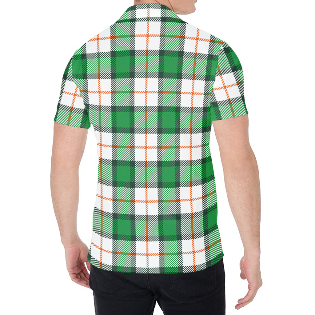 Irish Tartan St. Patrick's Day Print Men's Shirt