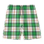 Irish Tartan St. Patrick's Day Print Men's Swim Trunks